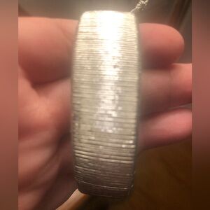 Paparazzi Metallic Silver Thread Bracelet